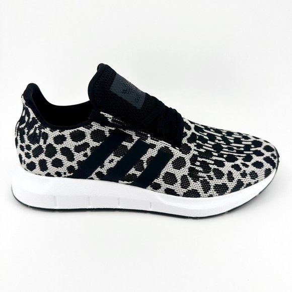 adidas Shoes - Adidas Originals Swift Run Leopard Black White Womens Running Shoes BD7962